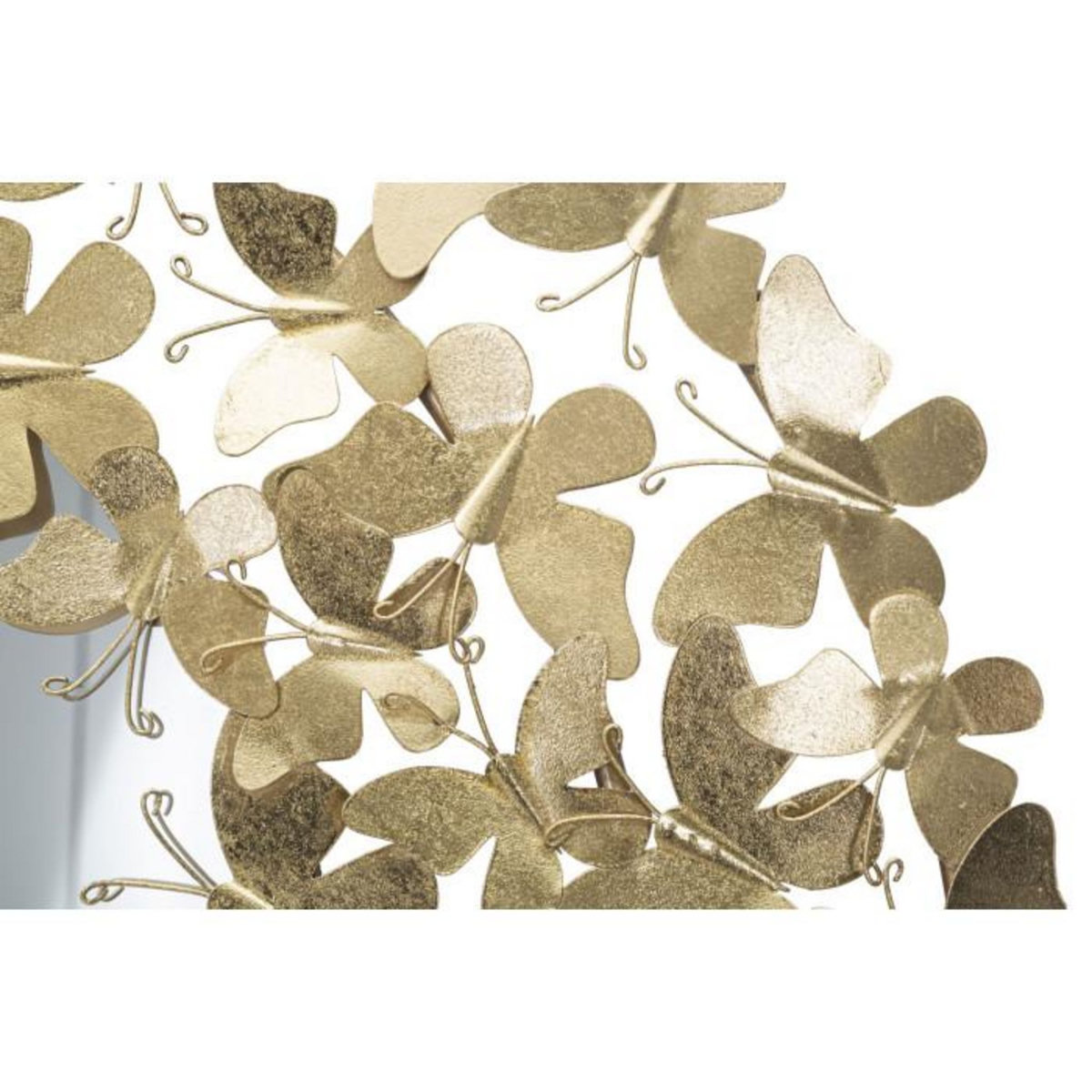 Paris Prix Miroir Mural Design  Butterfly  81cm Or