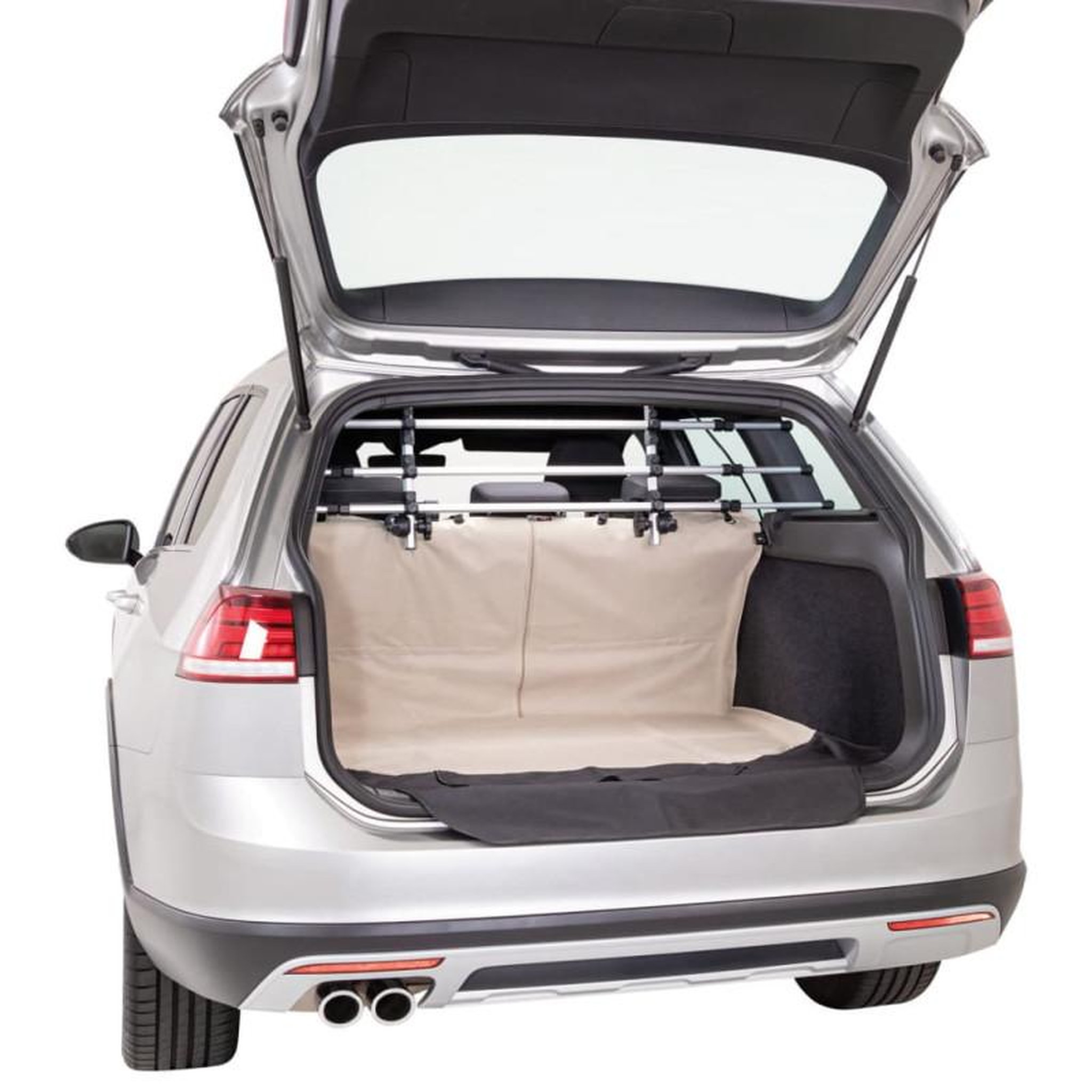 Voir la diapositive 1 : Trixie TRIXIE Couverture de coffre auto avec pare choc Beige et noir