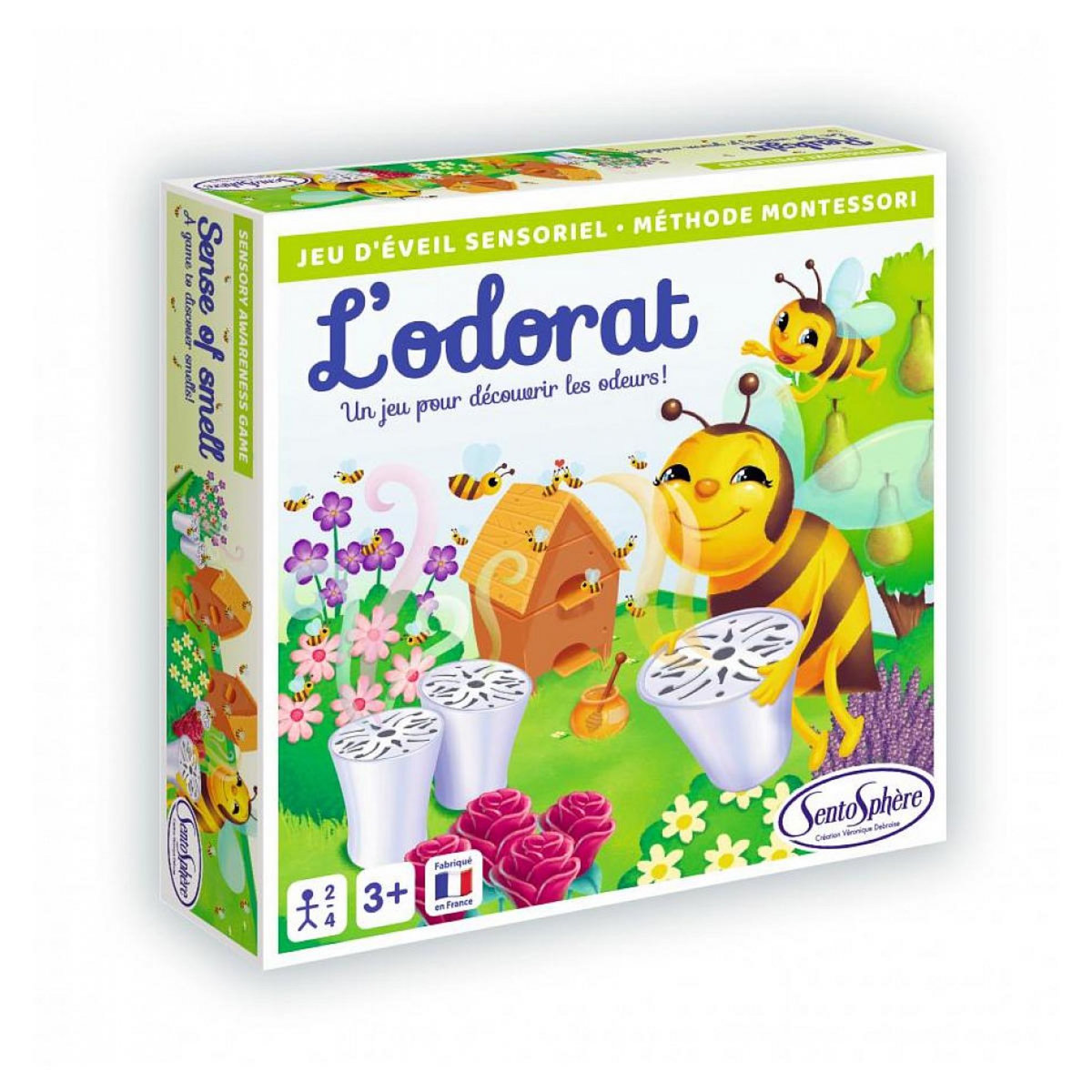 Sentosphere Jeu sensoriel éducatif - Découvrez les merveilles des odeurs avec l'odorat