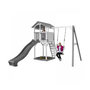 Voir la diapositive 3 : Axi House AXI Structure de jeu Beach Tower Blanc Gris avec 1 balancoire et toboggan Gris