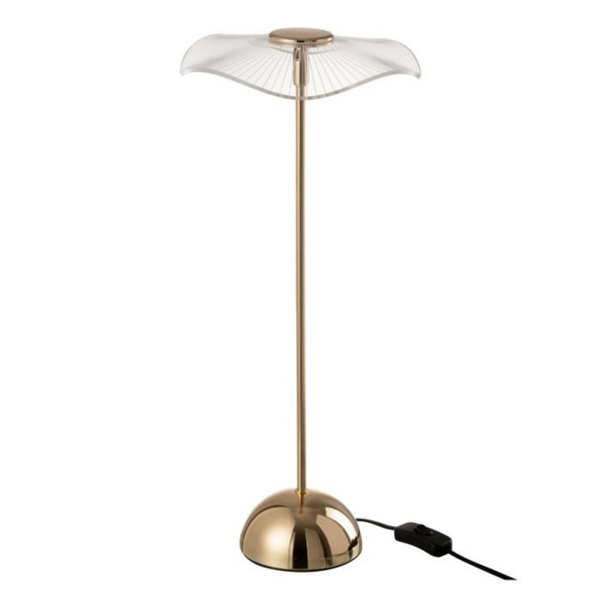 Paris Prix Lampe à Poser Fleur à LED en Métal  Lela  50cm Or