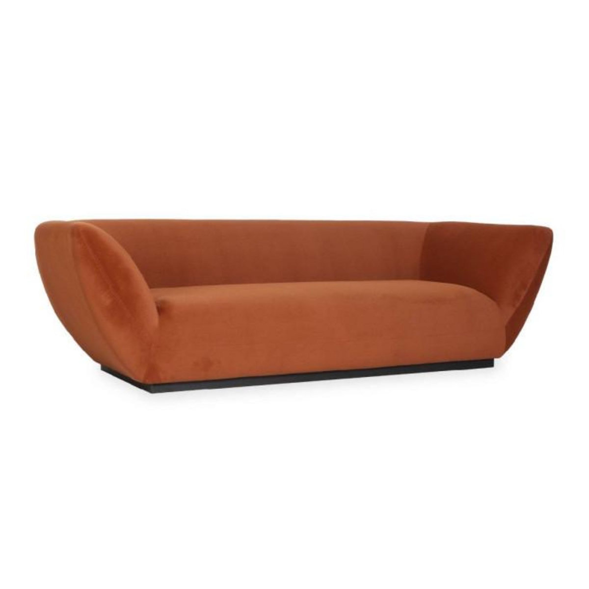 Paris Prix Canapé Design 3 Places  Estelle  240cm Terracotta