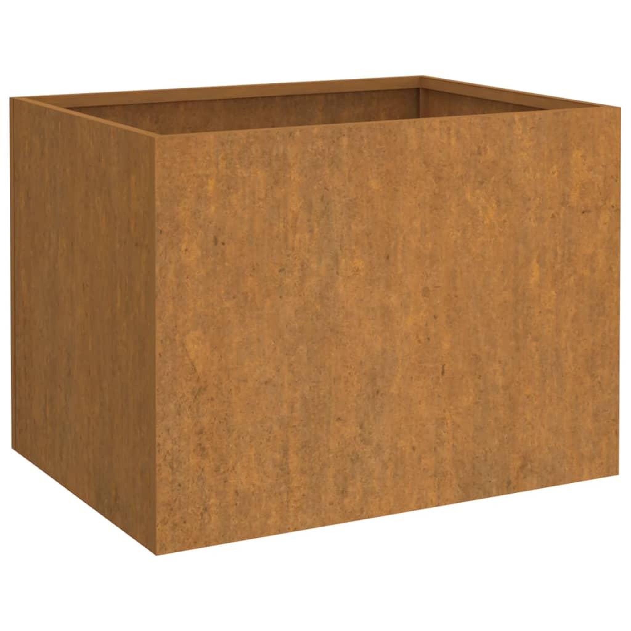 Voir la diapositive 2 : VIDAXL Jardiniere 62x47x46 cm acier corten