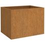 Voir la diapositive 2 : VIDAXL Jardiniere 62x47x46 cm acier corten