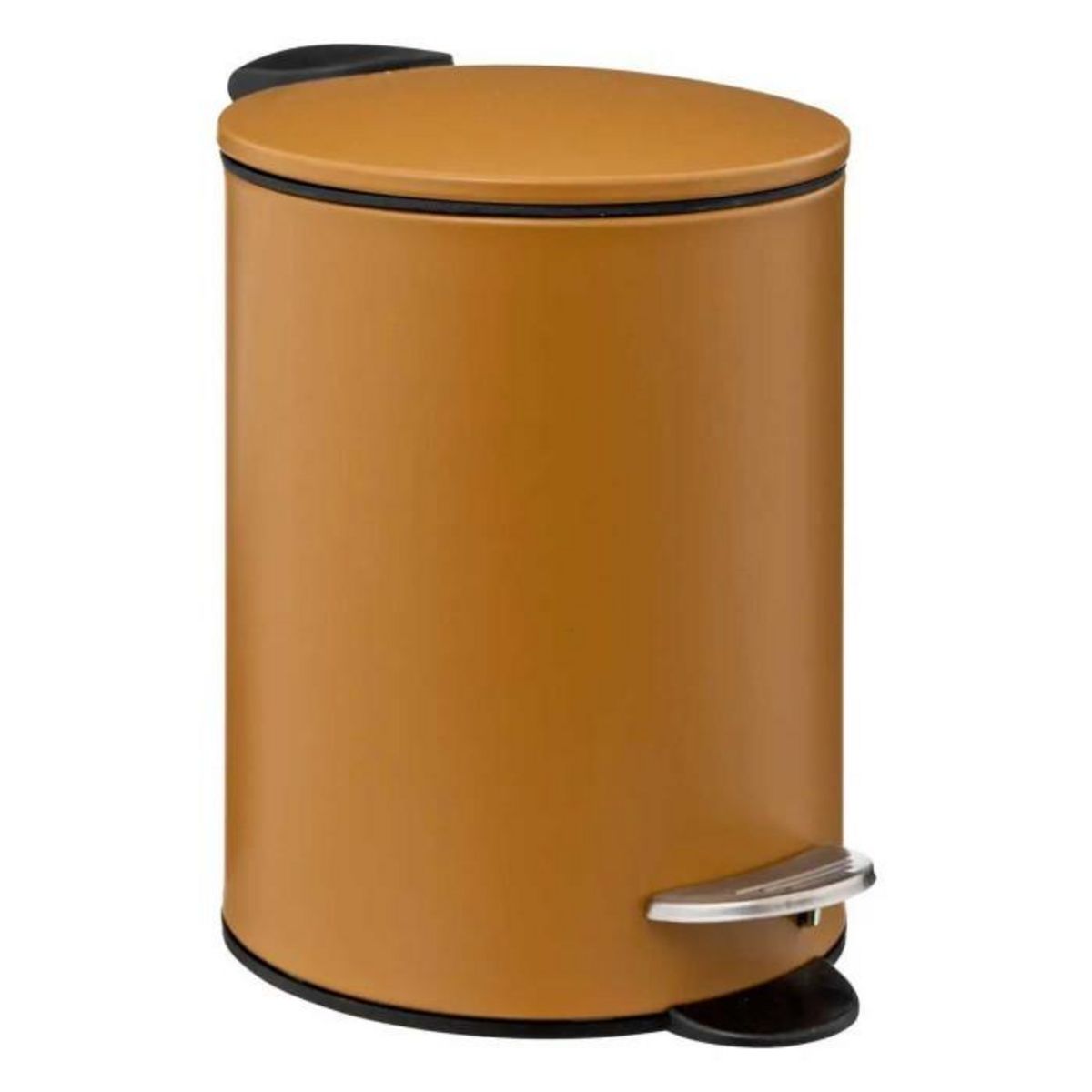 FIVE Poubelle à Pédale  Softclose  3L Marron Tabac