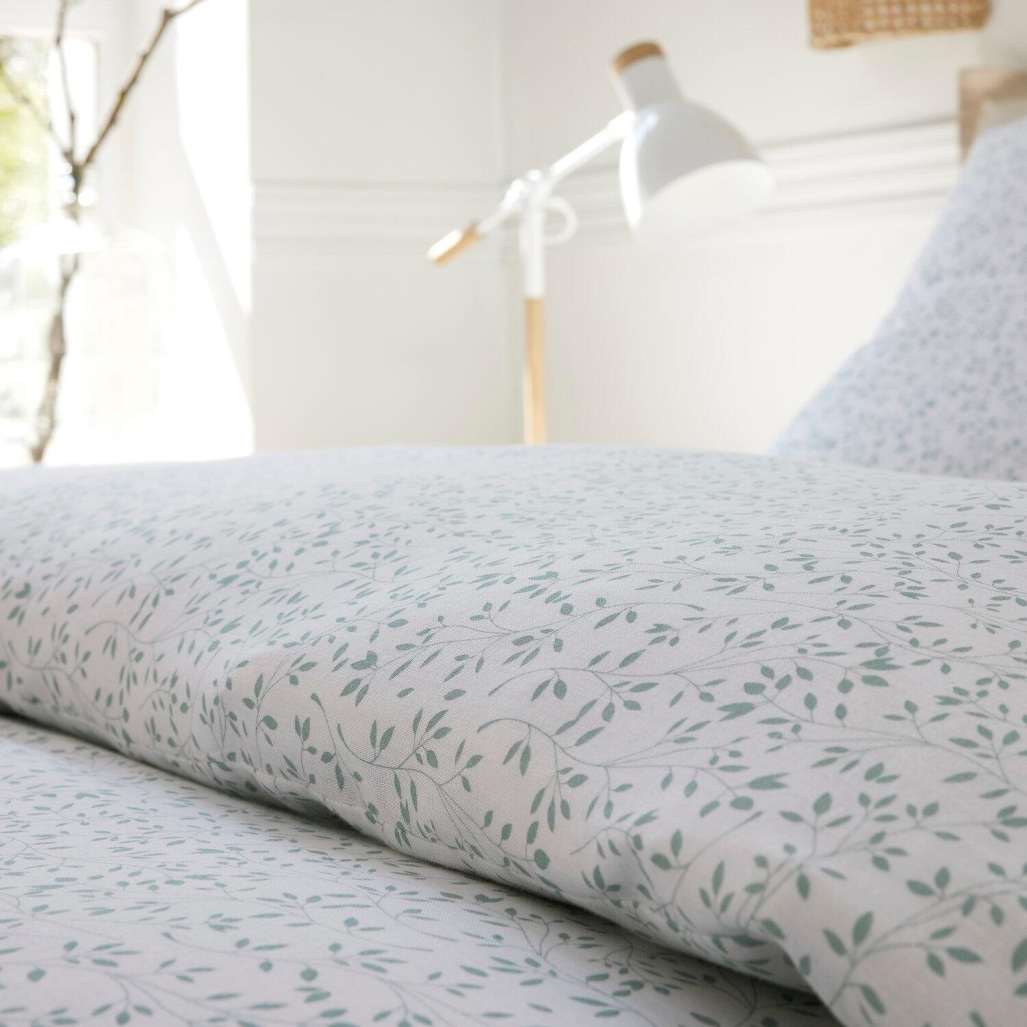 Voir la diapositive 4 : BATON ROUGE Parure housse de couette 100% gaze de coton imprimé murmure