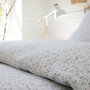 Voir la diapositive 4 : BATON ROUGE Parure housse de couette 100% gaze de coton imprimé murmure