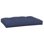Voir la diapositive 2 : VIDAXL Coussin de palette bleu marine 120x80x12 cm tissu