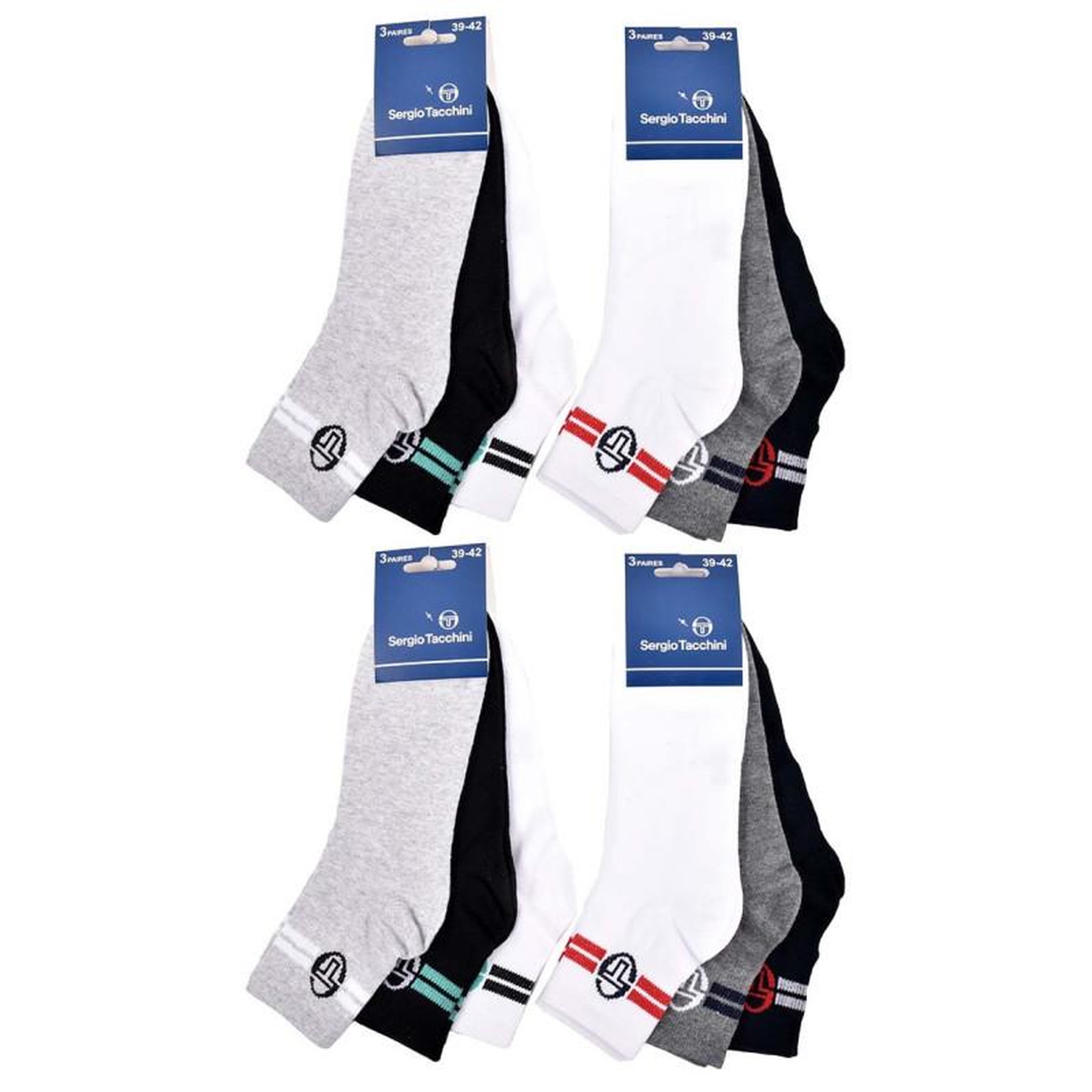 Voir la diapositive 4 : SERGIO TACCHINI Chaussettes SERGIO TACCHINI QUARTER
