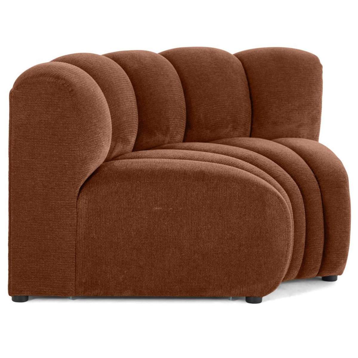 LISA DESIGN Debbie - module d'angle réversible en tissu texturé