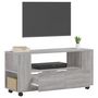 Voir la diapositive 4 : VIDAXL Meuble TV sonoma gris 102x34,5x43 cm bois d'ingenierie