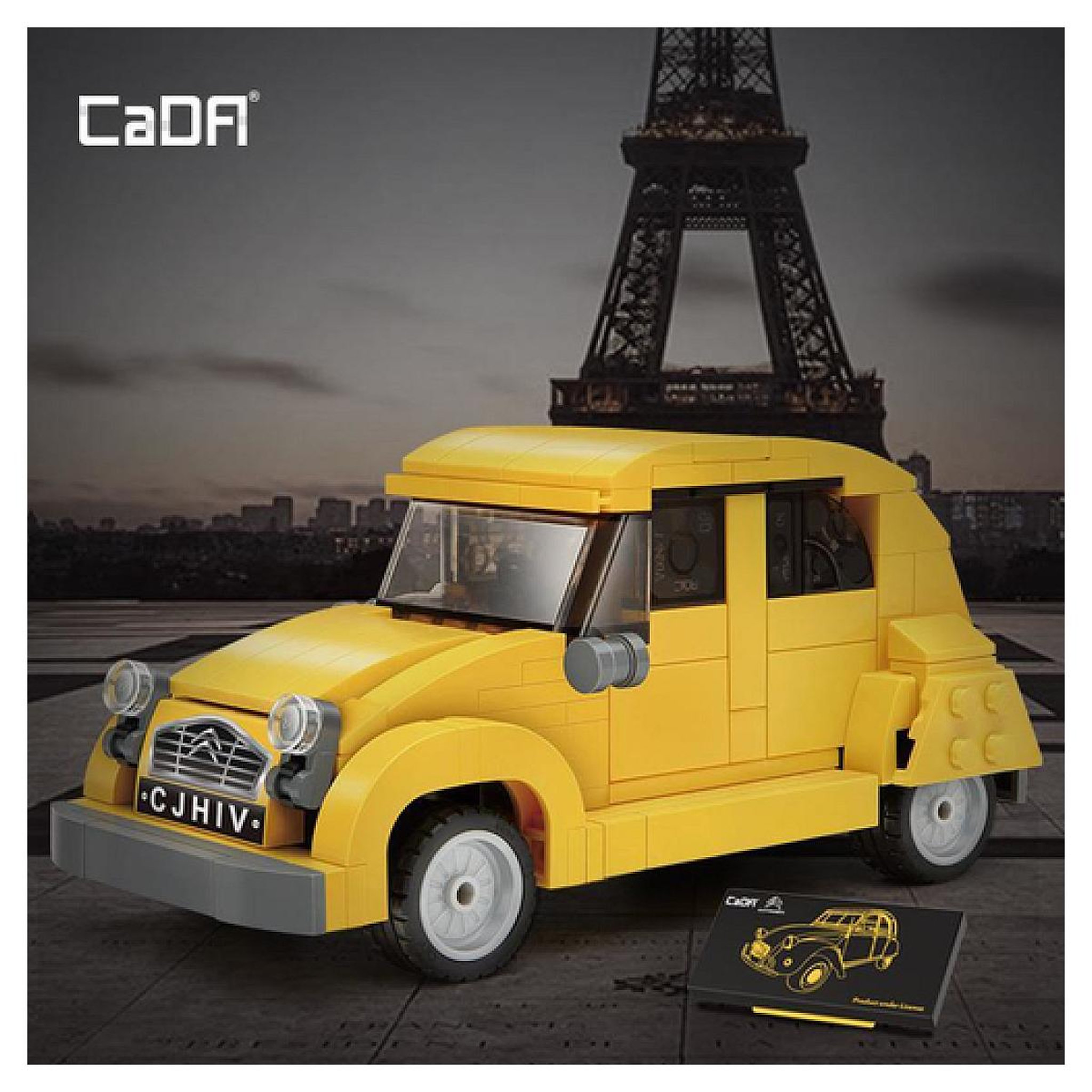 Voir la diapositive 3 : Jamara - Voitures 1:24 - Citroën 2CV voiture rétro