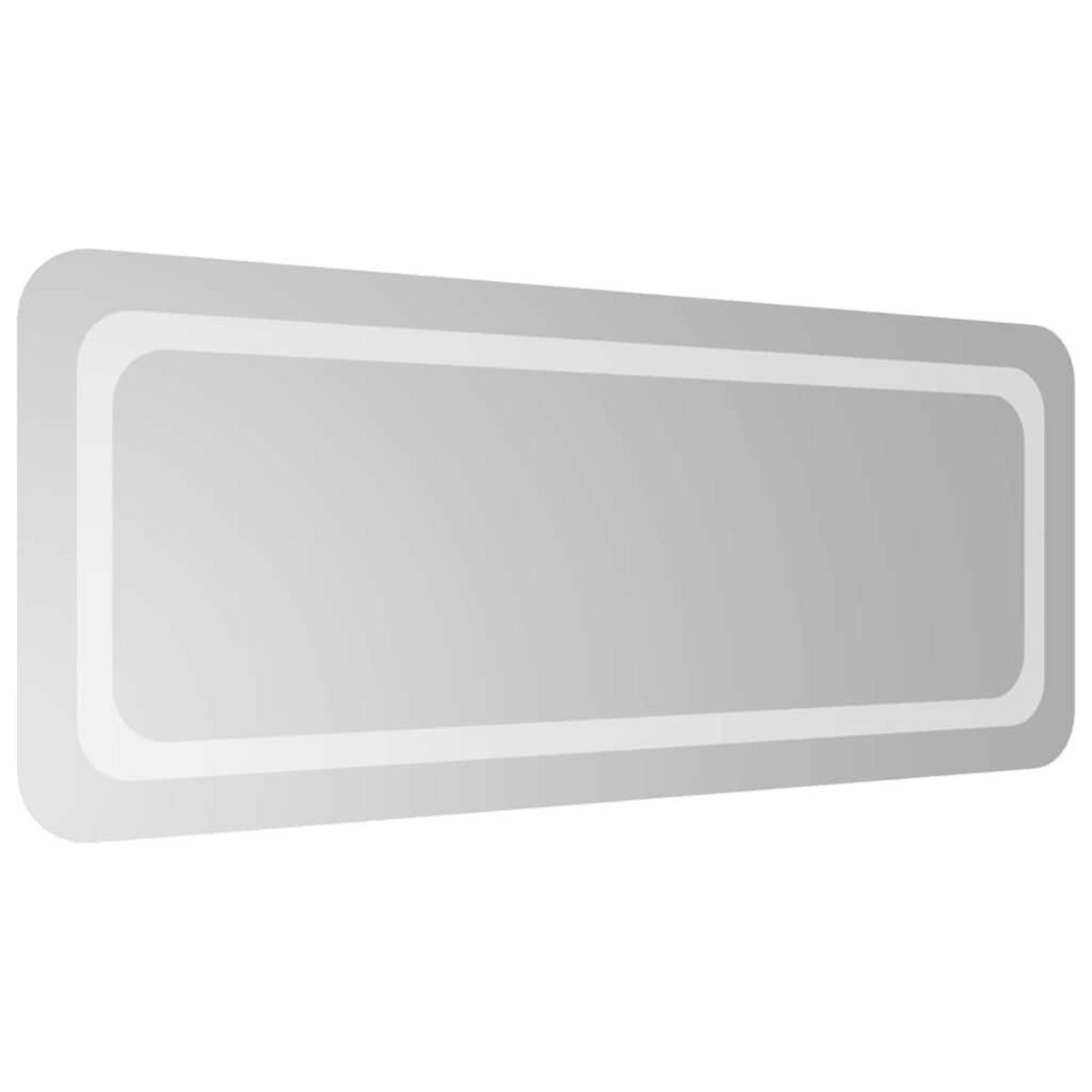 VIDAXL Miroir de salle de bain a LED 100x40 cm