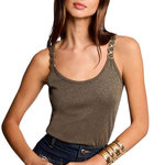 MORGAN Débardeur  Femme Morgan Fil. Coloris disponibles : Vert