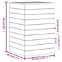 Voir la diapositive 6 : VIDAXL Panier a linge 44x44x66 cm bois massif de pin