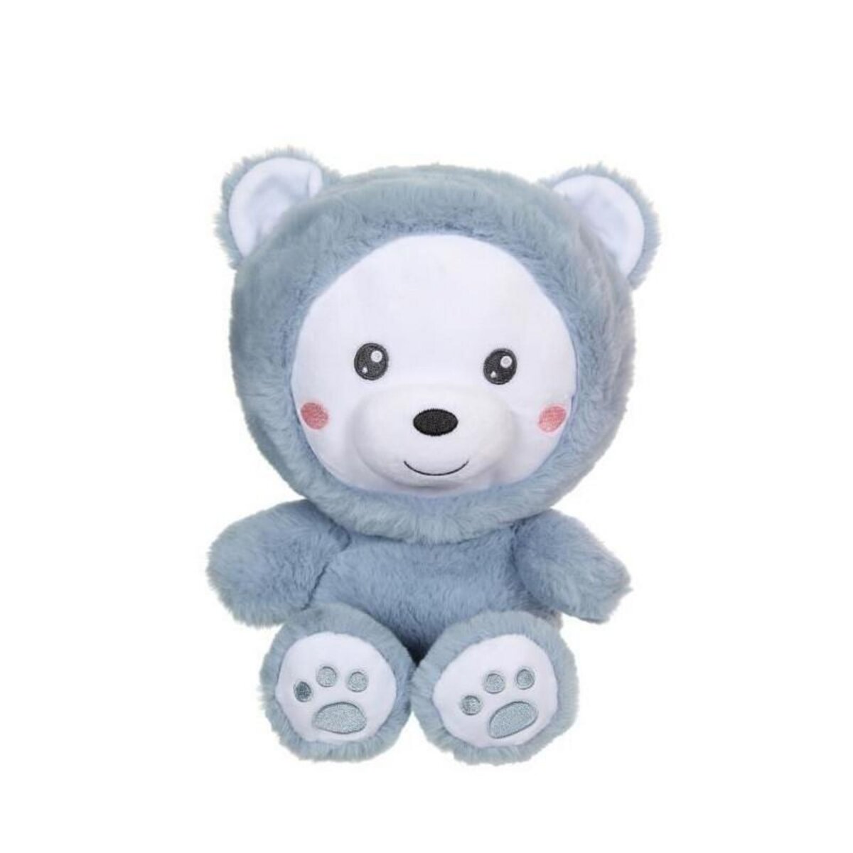 TOYS TOYS Peluche Ours Hoody Pets - GIPSY TOYS - Bleu, 24 cm