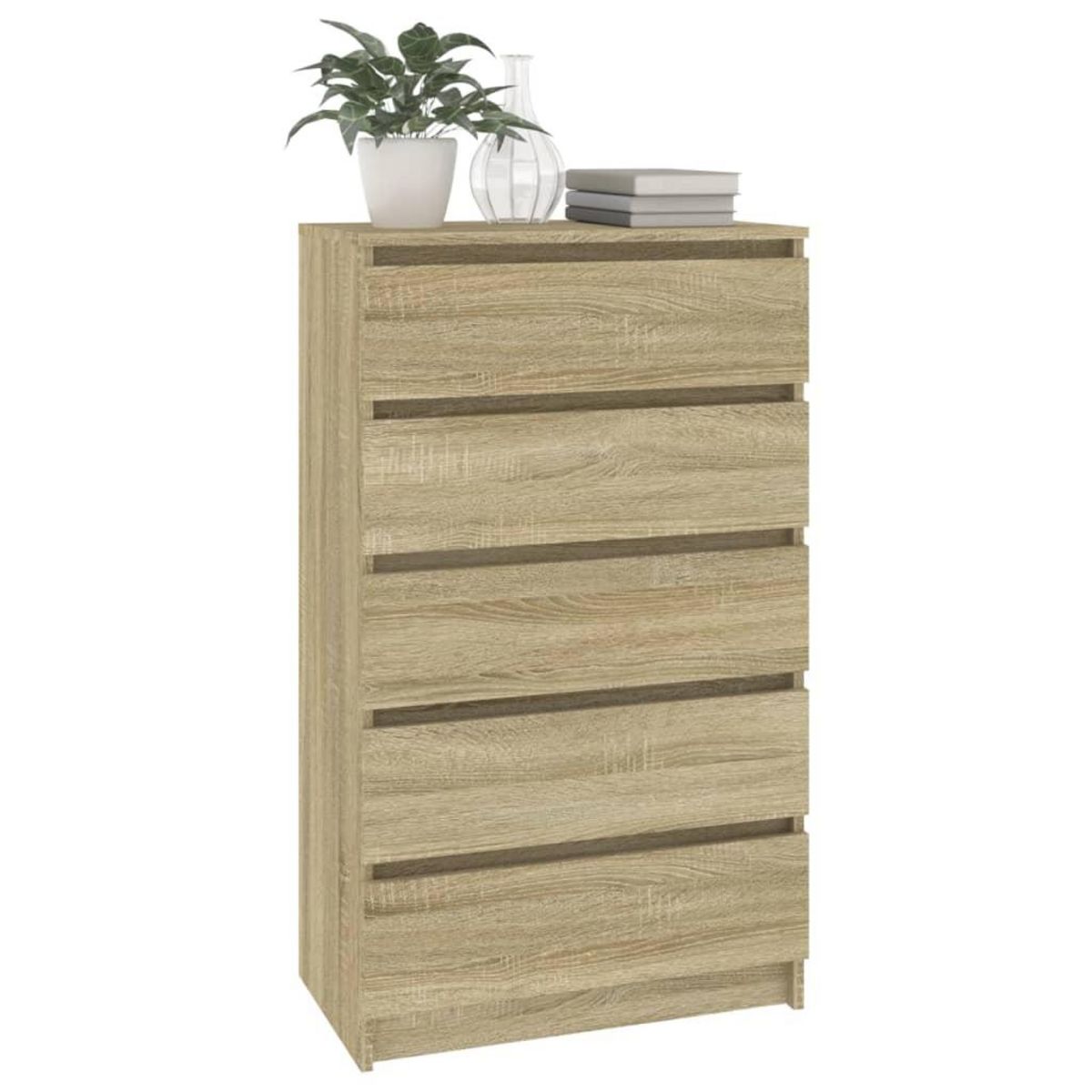 VIDAXL Commode Chene sonoma 60x36x103 cm Bois d'ingenierie