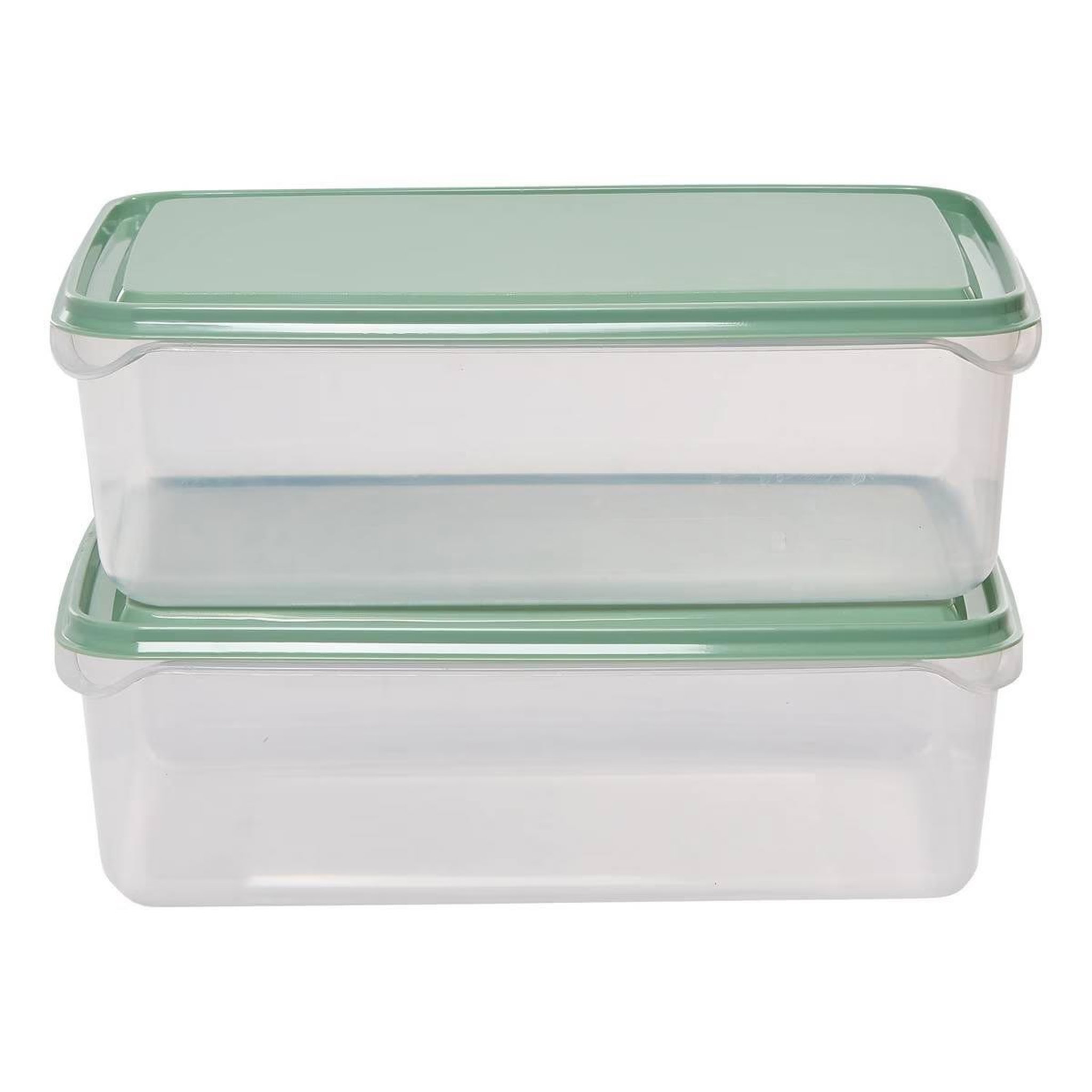 Voir la diapositive 2 : FIVE Lot de 12 boîtes de conservation  essentiels  24cm transparent