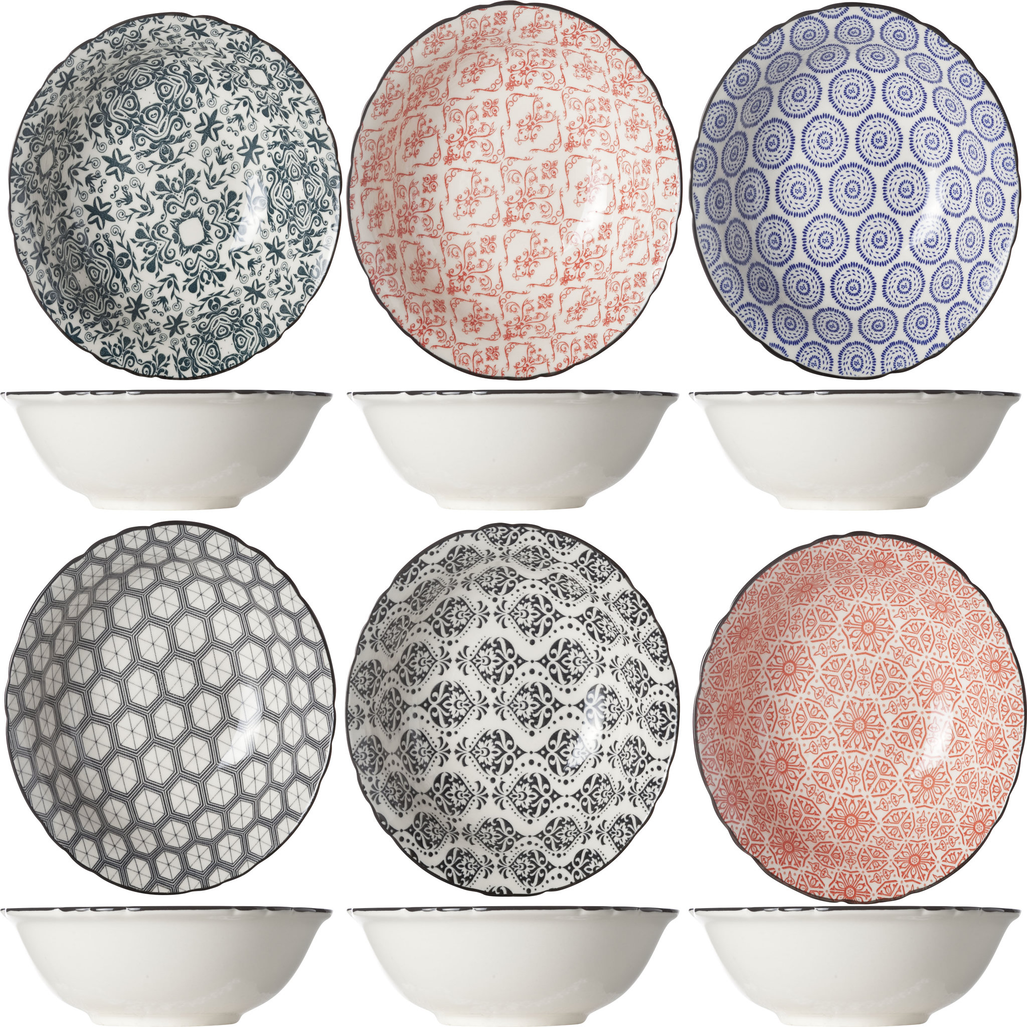 Voir la diapositive 2 : Cosy&Trendy Lot de 6 coupelles DELIRIO 15 cm