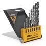 VITO Pro-Power Perceuse à percussion 600W VITO + 8 Forets Acier 3 à 10 mm + Boite à outils VITO 18 
