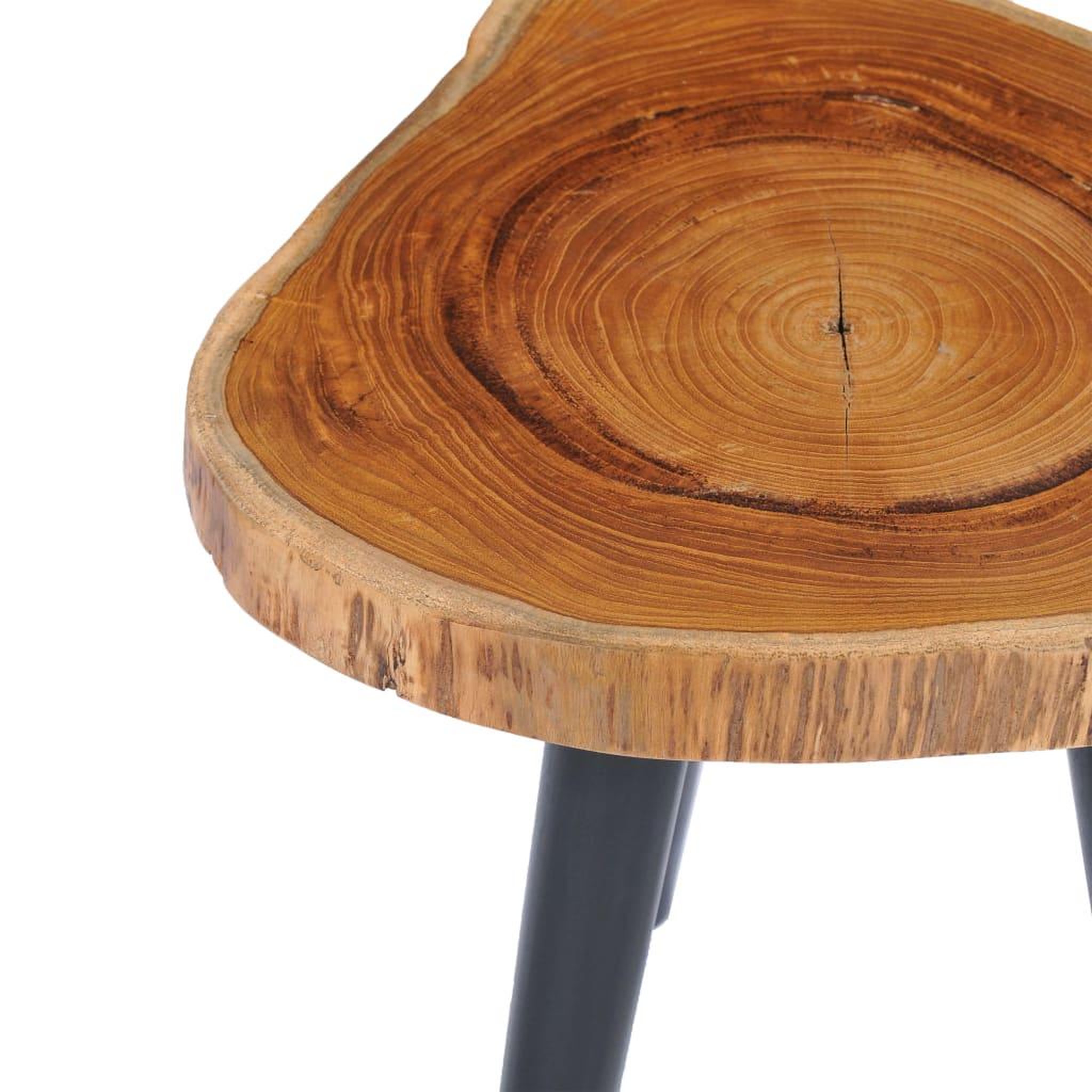Voir la diapositive 4 : VIDAXL Table basse 40x45 cm teck solide