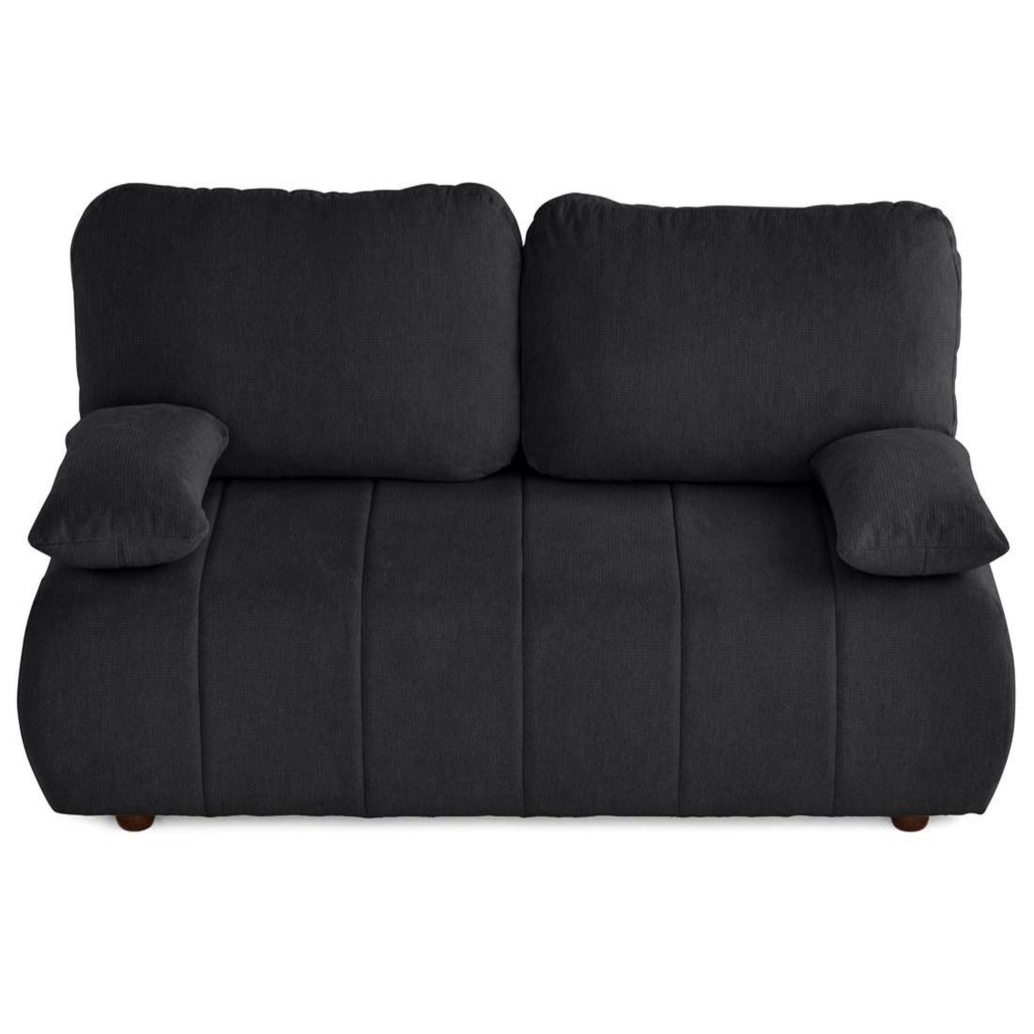 Voir la diapositive 4 : BEST MOBILIER Harper - canapé 3 places convertible avec coffre en tissu texturé