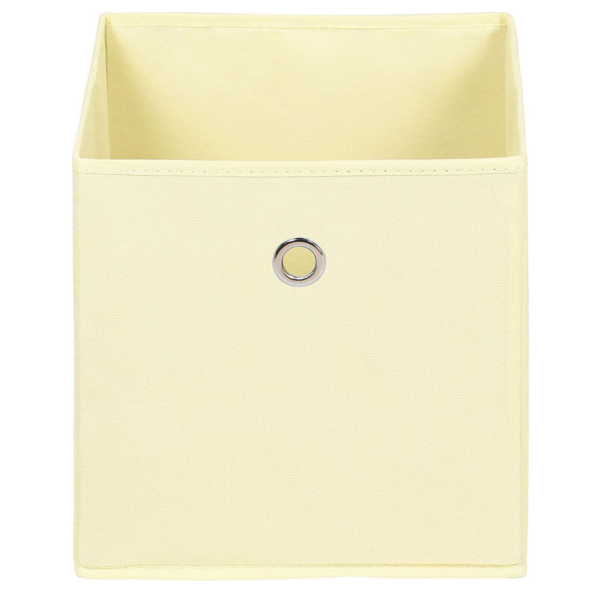 Voir la diapositive 2 : IDIMEX Lot de 2 boîtes de rangement ELA, en tissu