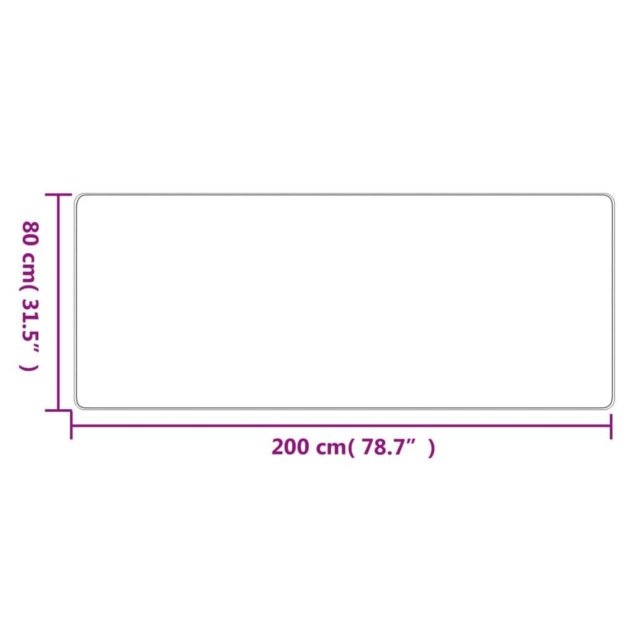 Voir la diapositive 6 : VIDAXL Tapis de couloir aspect sisal sable 80x200 cm