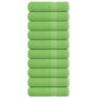 Voir la diapositive 1 : VIDAXL Serviettes de bain 10 pcs vert pomme 100x150 cm 100% coton