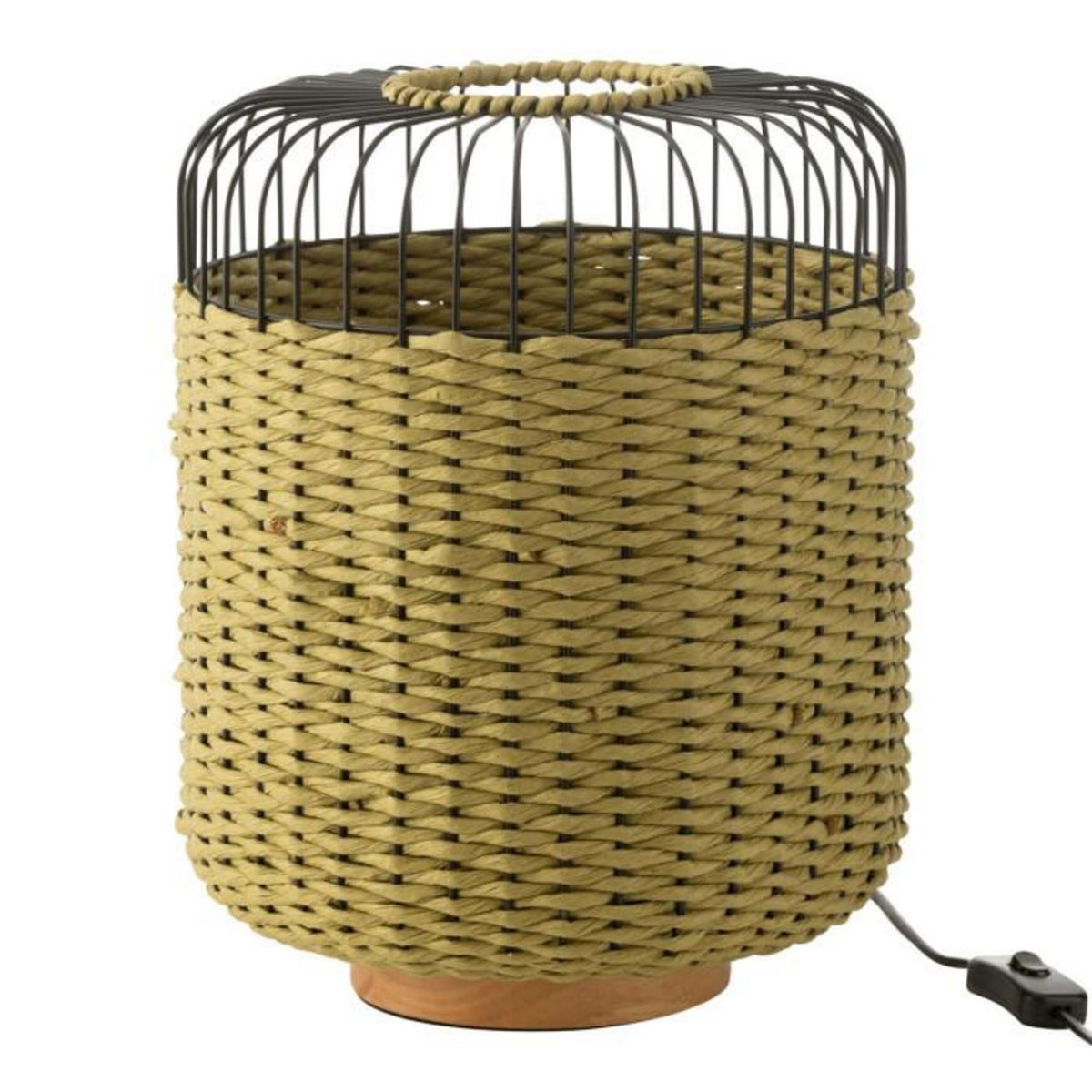 Paris Prix Lampe à Poser en Métal  Eldon  34cm Vert