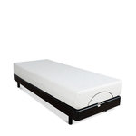 BELLECOUR BELLECOUR LITERIE | Ensemble BODYSOFT | Sommier électrique + Matelas Mémoire de forme. Coloris disponibles : Noir