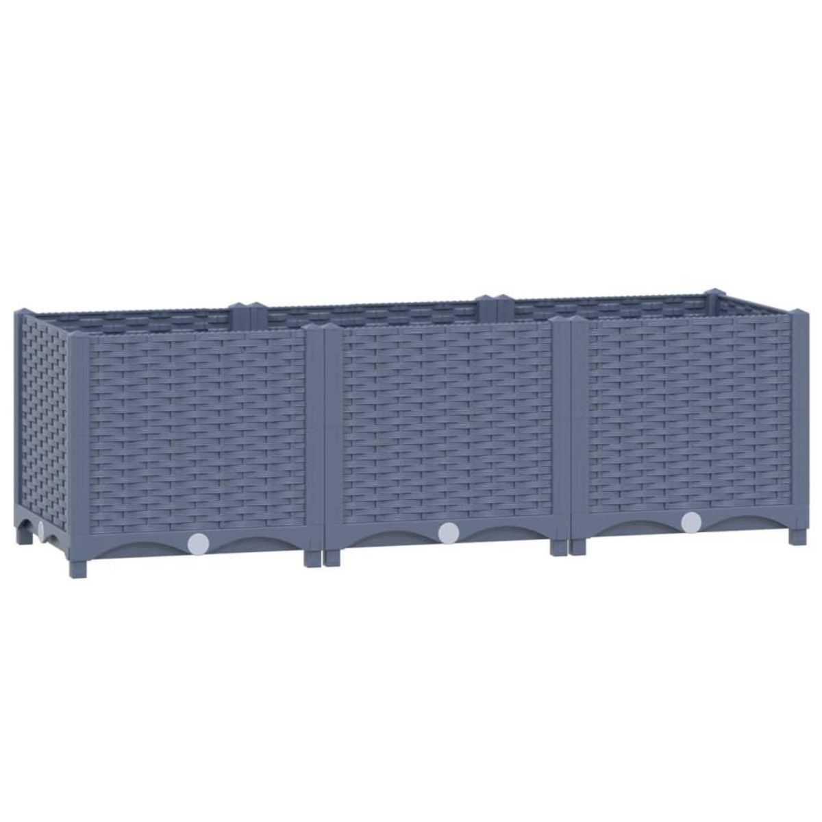 VIDAXL Lit sureleve 120x40x38 cm Polypropylene