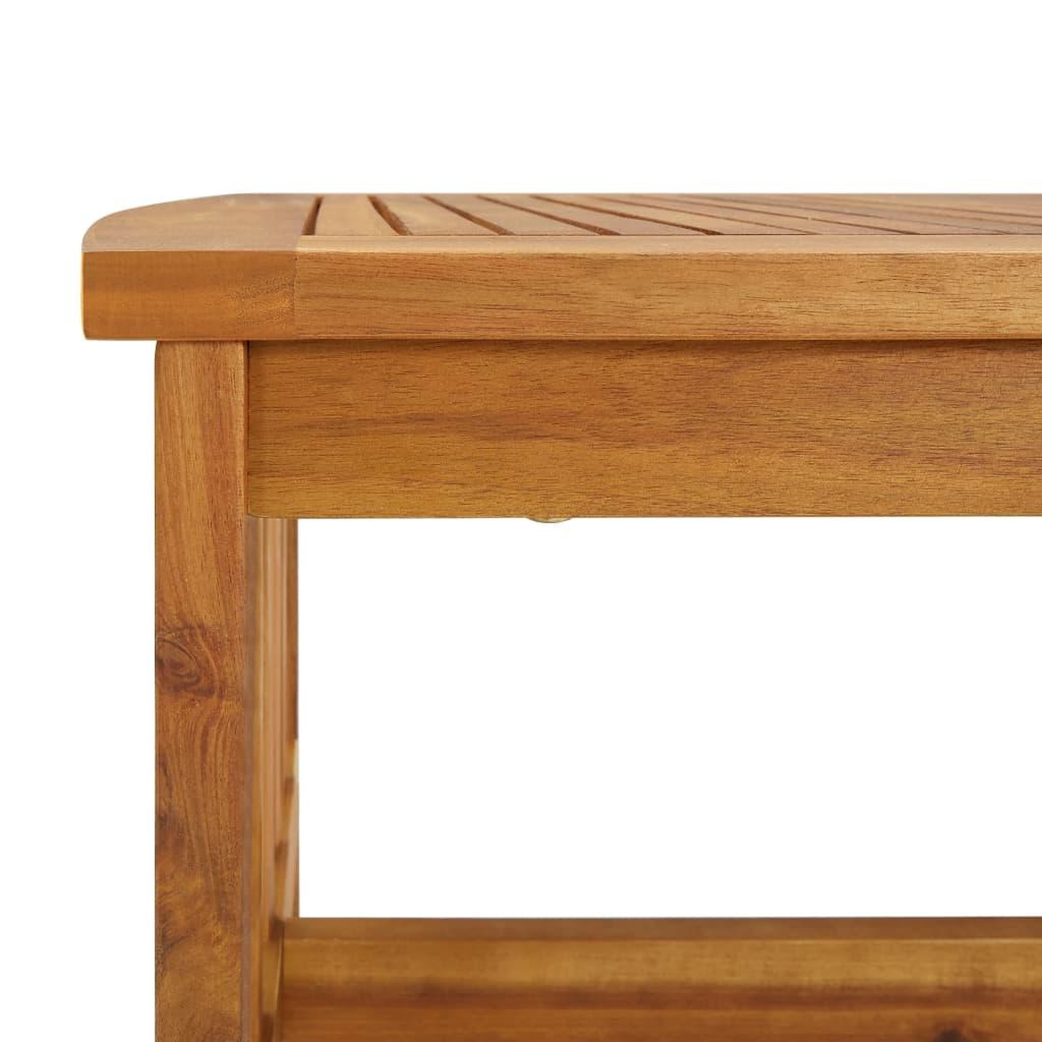 Voir la diapositive 5 : VIDAXL Table basse 102x50x43 cm bois d'acacia solide