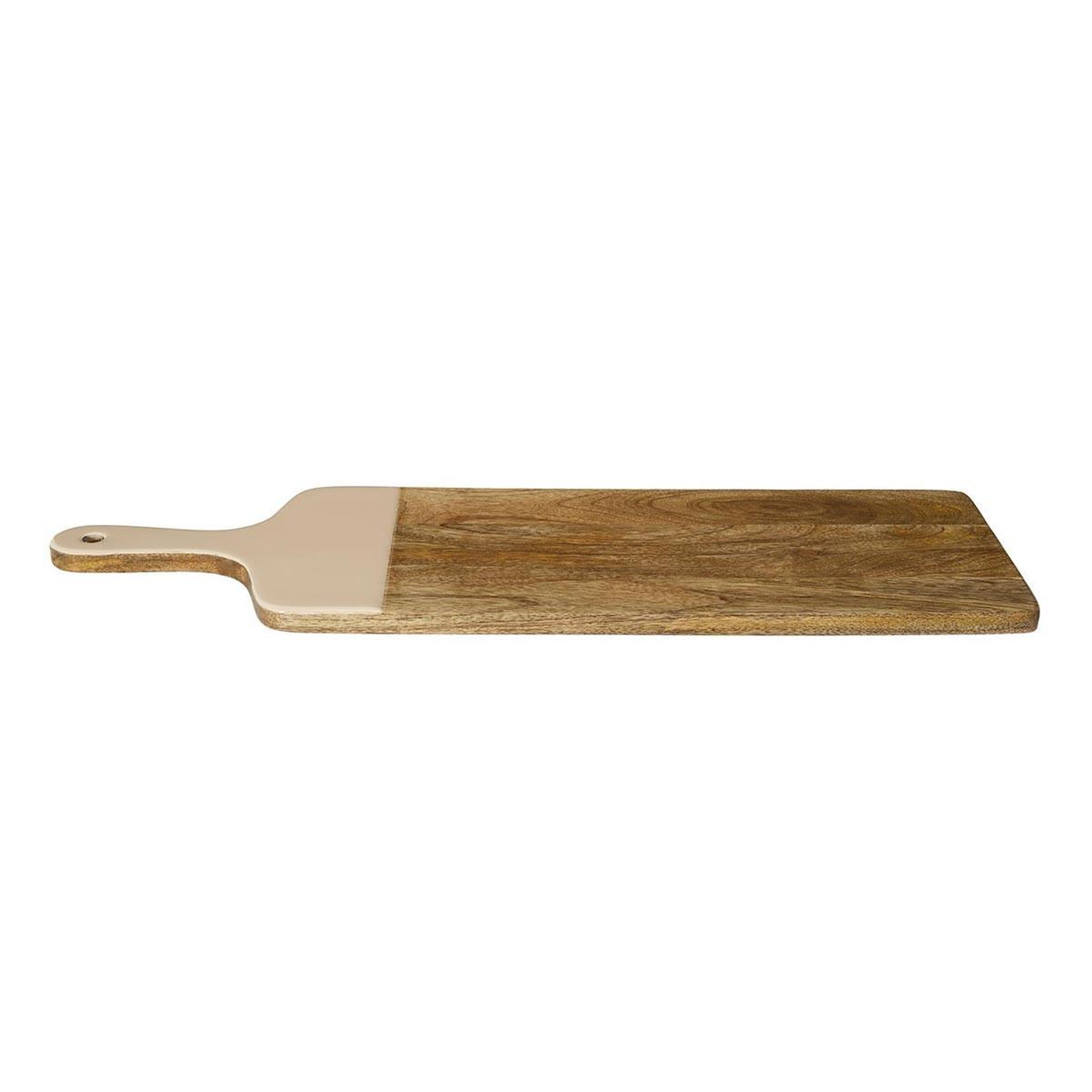 The Home Deco Factory Planche de présentation uni en bois  dune  58cm beige