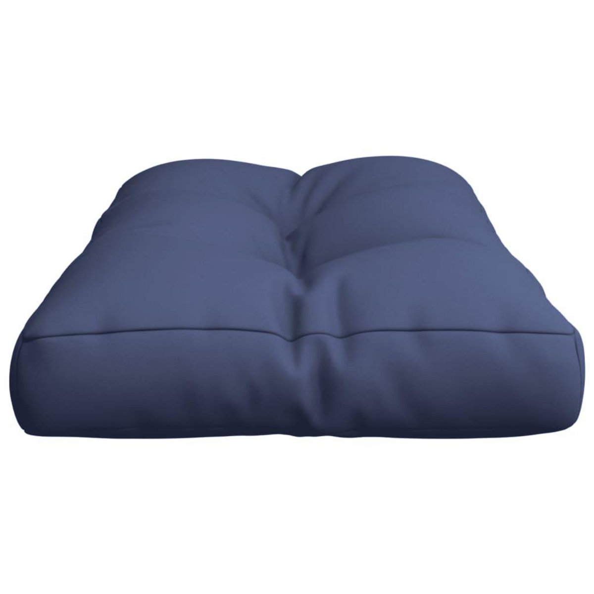 VIDAXL Coussin de palette bleu marine 120x40x12 cm tissu