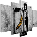 Paris Prix Tableau Imprimé 5 Panneaux  Proud Monkey Wide. Coloris disponibles : Multicolore
