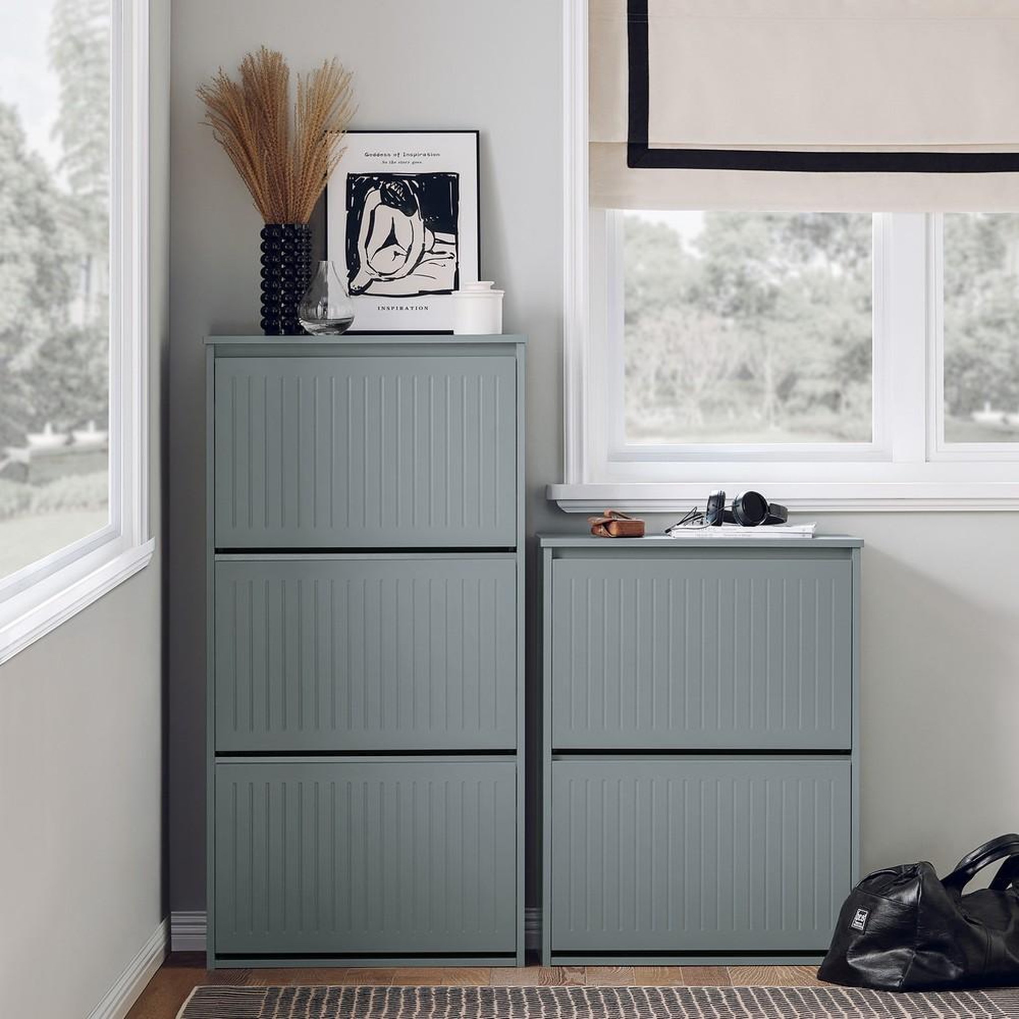 Voir la diapositive 2 : SOBUY SoBuy - Meuble À Chaussures 3 portes - Moderne - FSR165-H