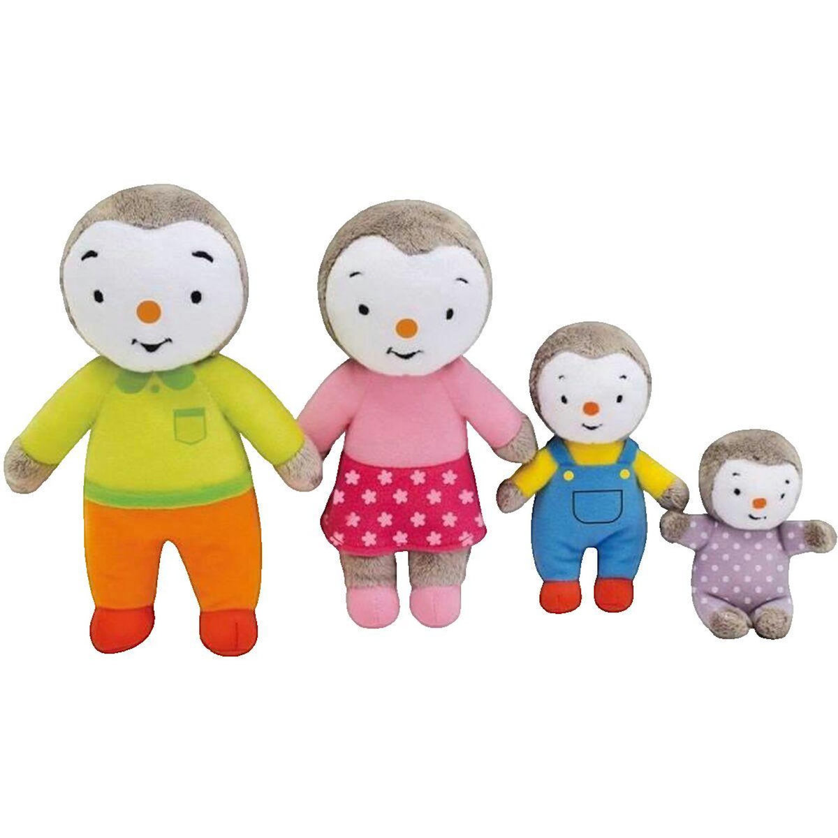 Tchoupi Peluches Jemini Coffret T'Choupi coloré