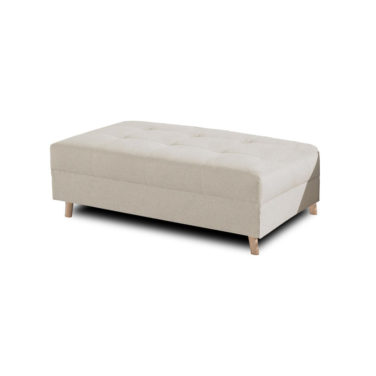 LISA DESIGN Rune - canapé d'angle - avec pouf d'appoint - 4 places - style scandinave - gauche