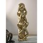 Voir la diapositive 5 : Paris Prix Statuette Déco Pyramide  3 Singes  30cm Or