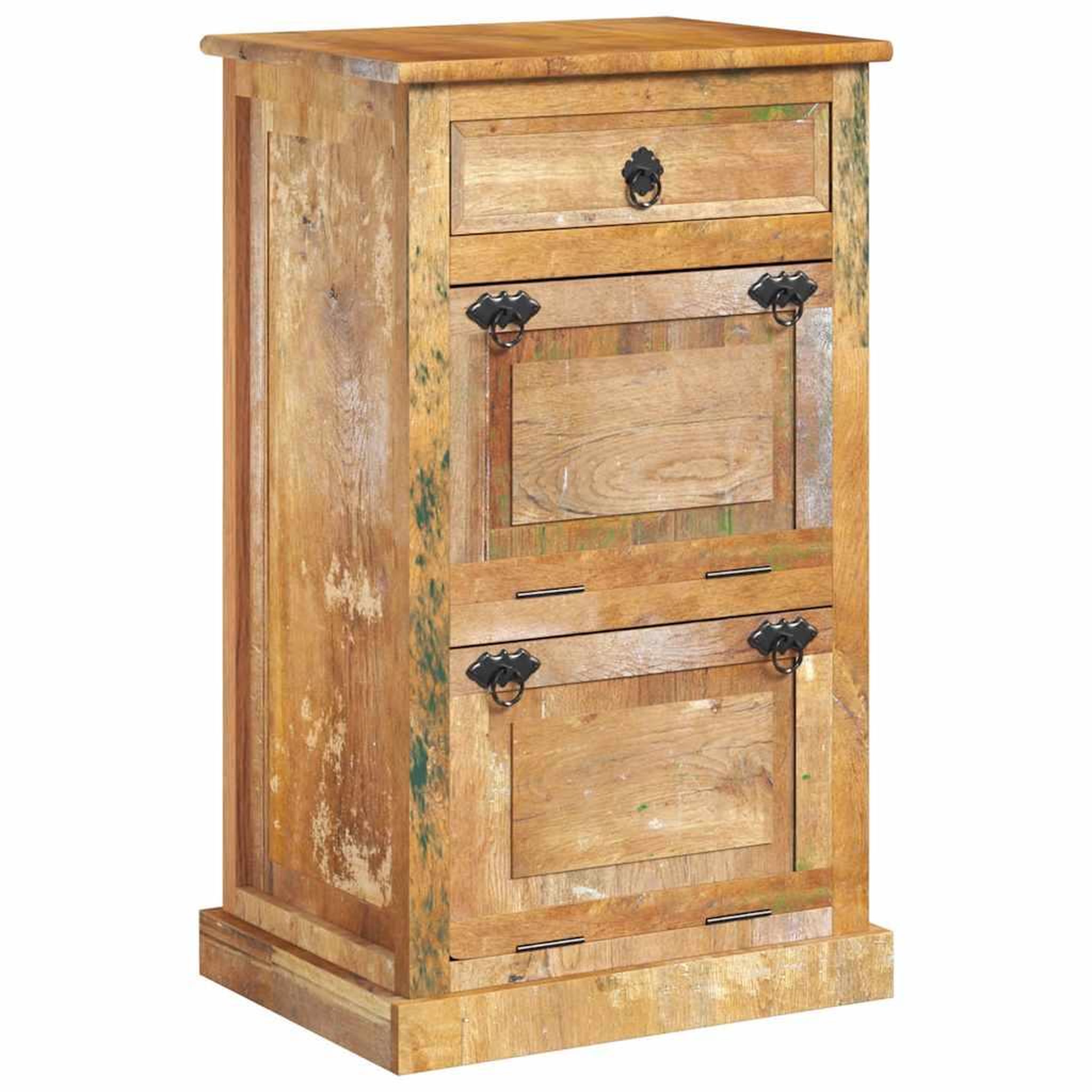 VIDAXL Armoire a chaussures 4 couches avec tiroir bois de recuperation