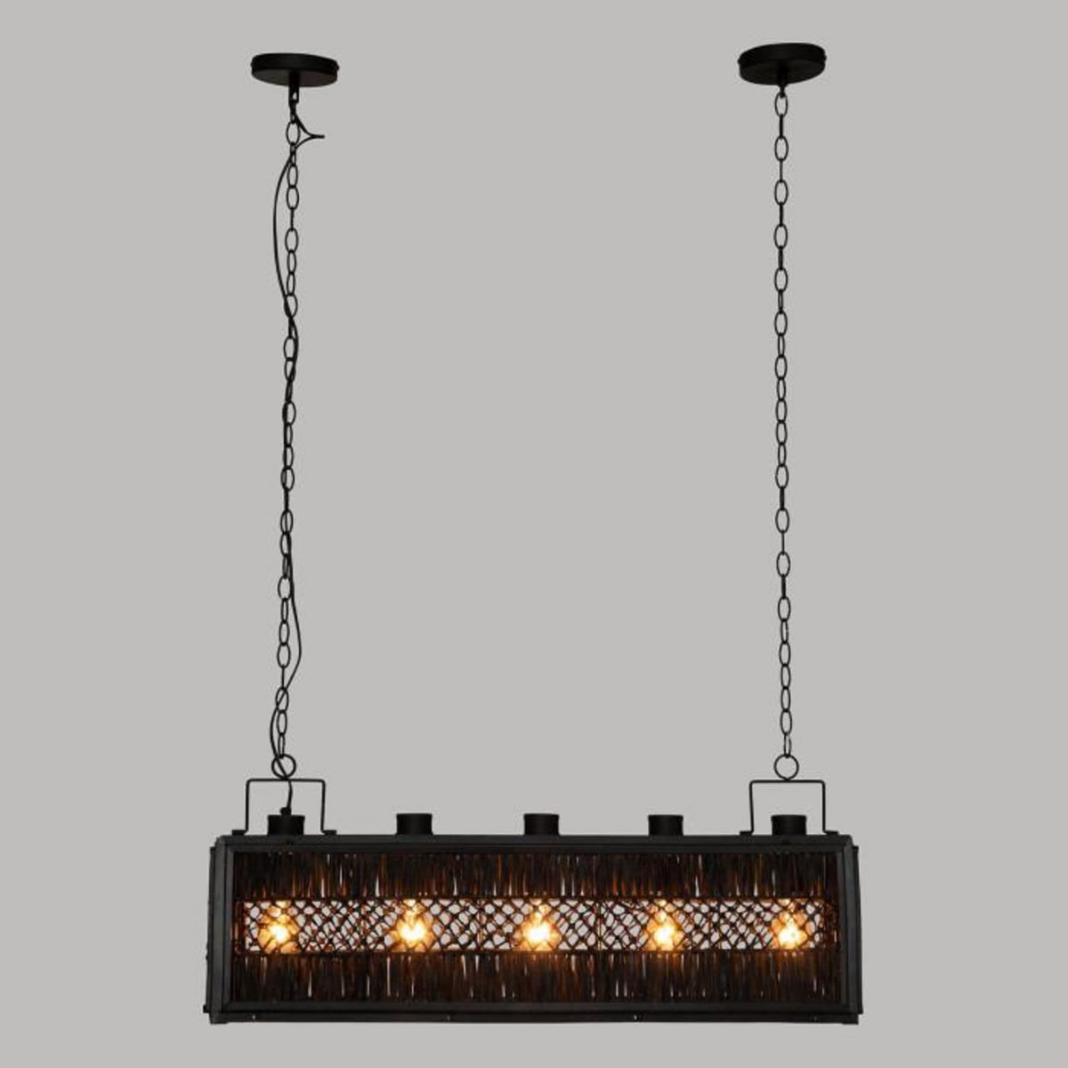 ATMOSPHERA Lampe de Plafonnier en Métal  Aaron  93cm Noir