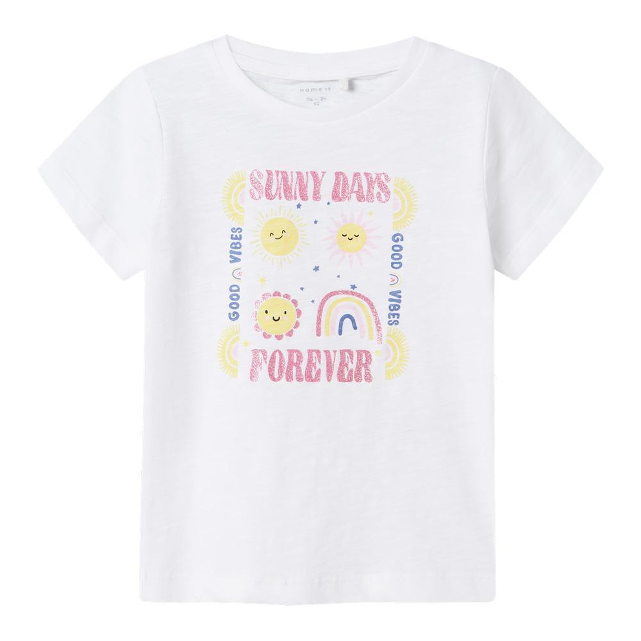 Voir la diapositive 1 : NAME IT T-shirt Blanc Fille Name It Jeanette