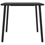 Voir la diapositive 3 : VIDAXL Table de jardin anthracite 80x80x71 cm acier