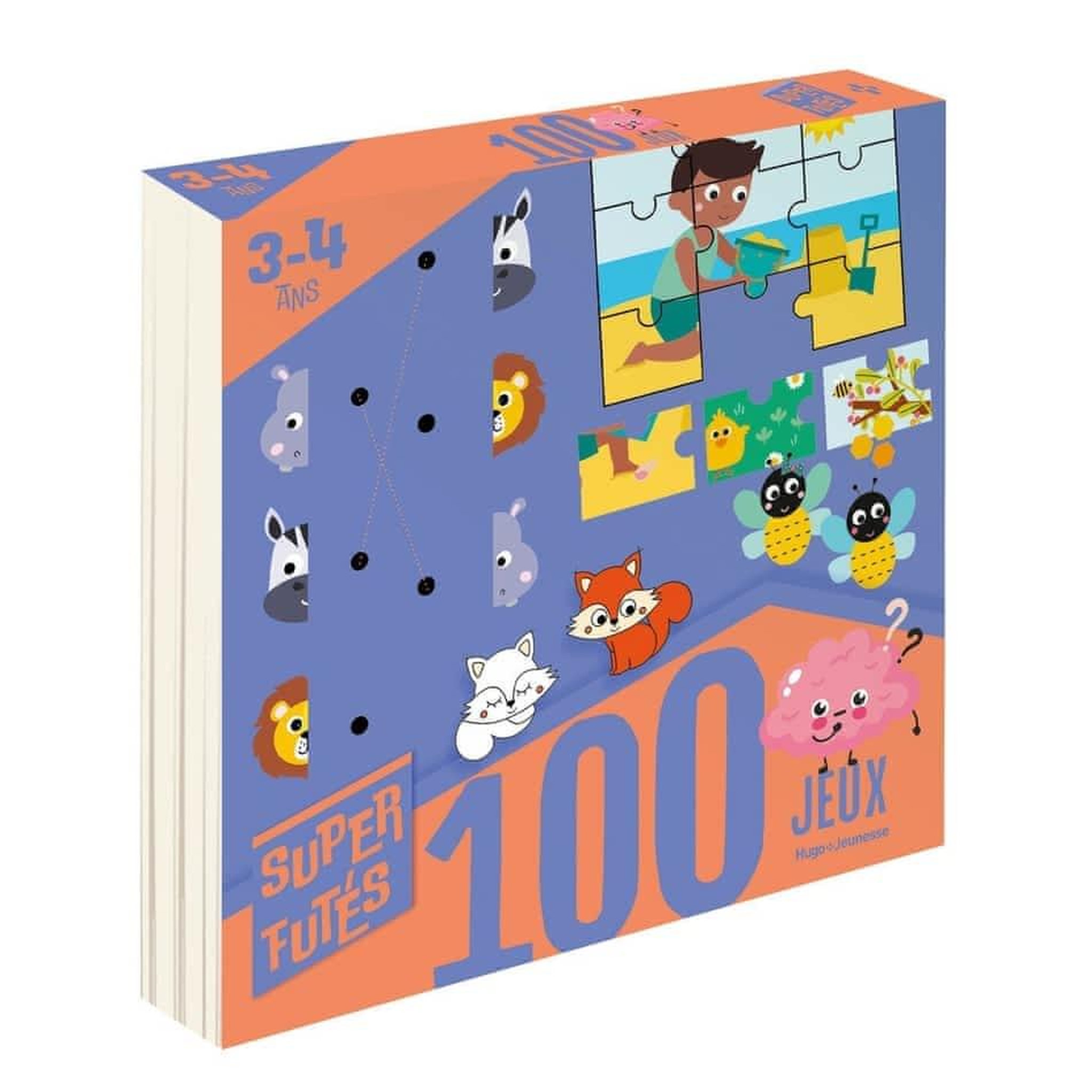 SUPER FUTES 100 JEUX 3-4 ANS, Lebrun Sandra
