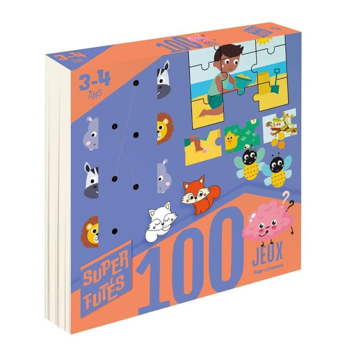 SUPER FUTES 100 JEUX 3-4 ANS, Lebrun Sandra
