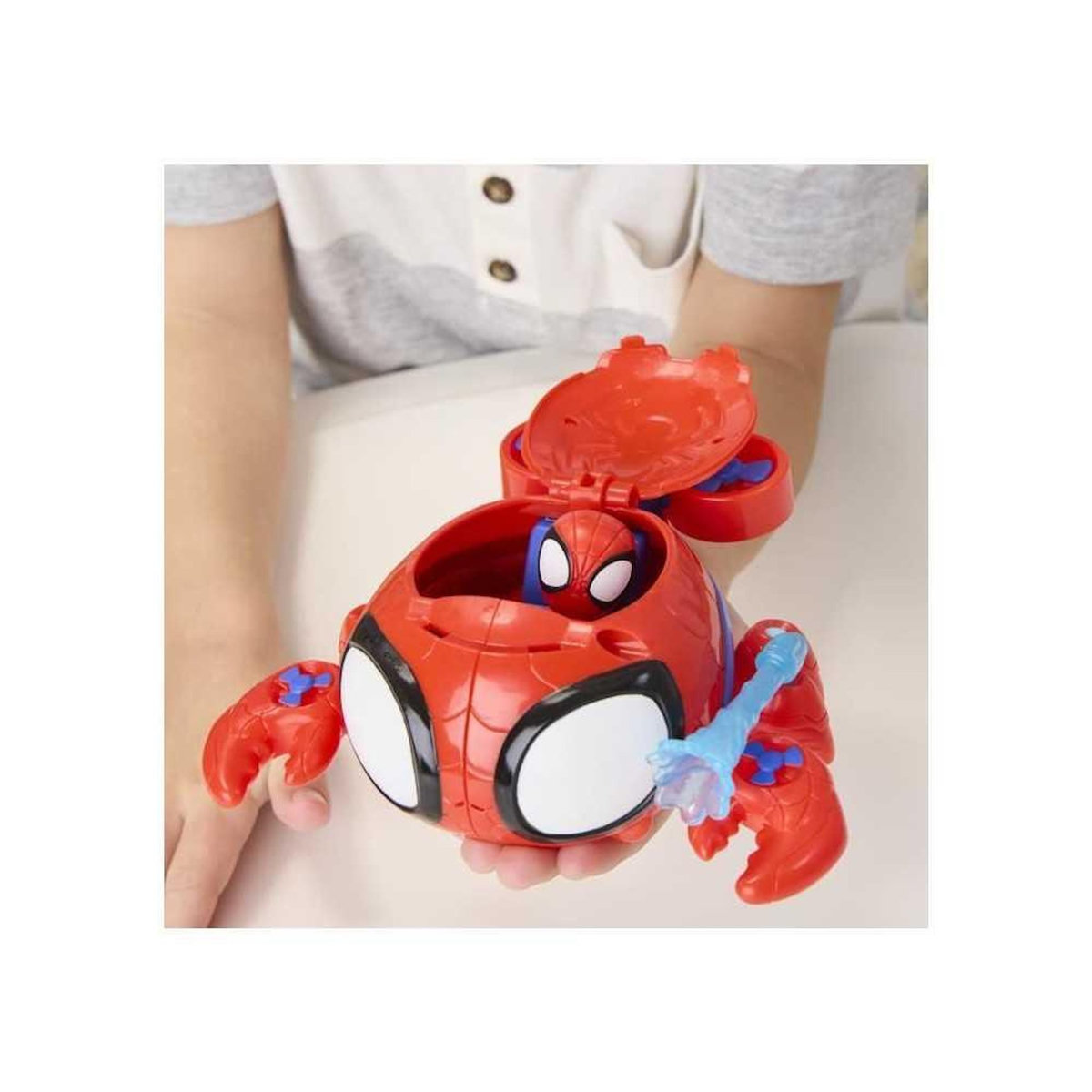 HASBRO Figurine et véhicule Spidey Water-Webs Araignée de mer, Marvel Spidey et ses Amis Extraordinaires, Des 4 ans