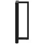 Voir la diapositive 5 : VIDAXL Pieds de table de bar forme de T 2 pcs noir 60x35x(100-101) cm