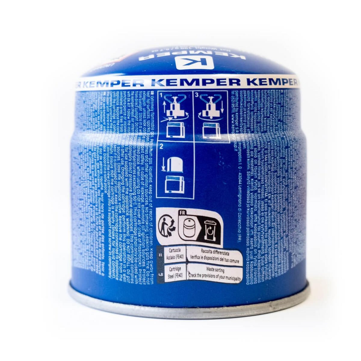 Kemper Pack de 12 Cartouches de gaz 190g Perçable Butane KEMPER