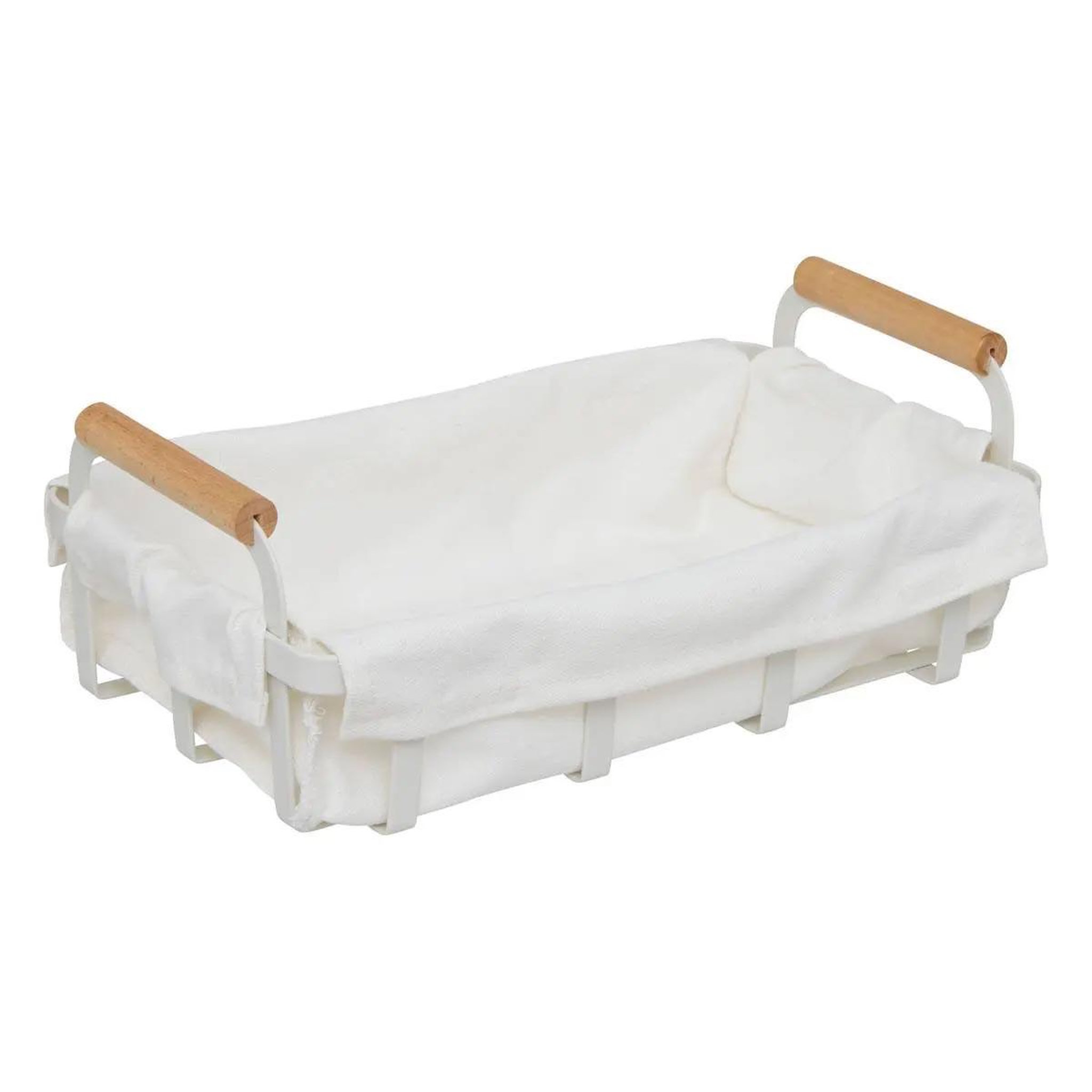 FIVE Corbeille à pain en métal  balm  27cm blanc